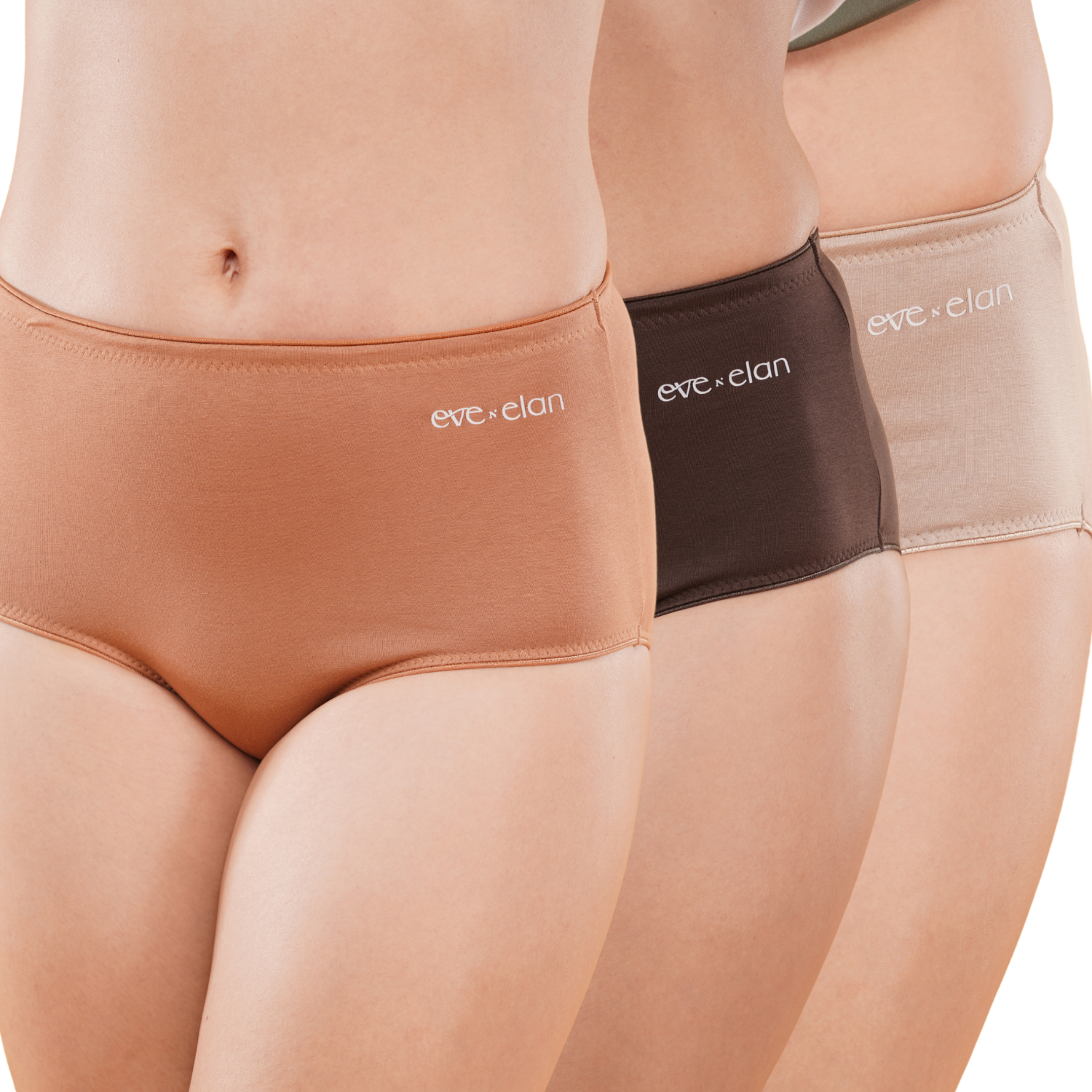 Form Ease Cotton-Rich High-Waist Brief With Full Coverage
