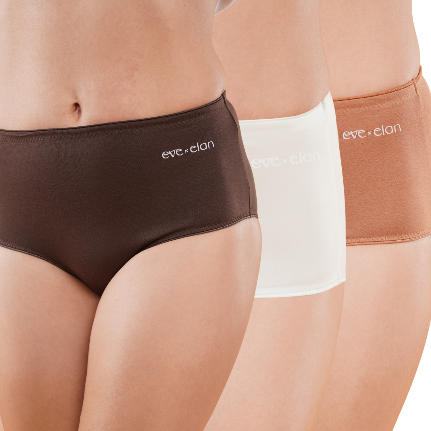 Form Ease Cotton-Rich High-Waist Brief With Full Coverage