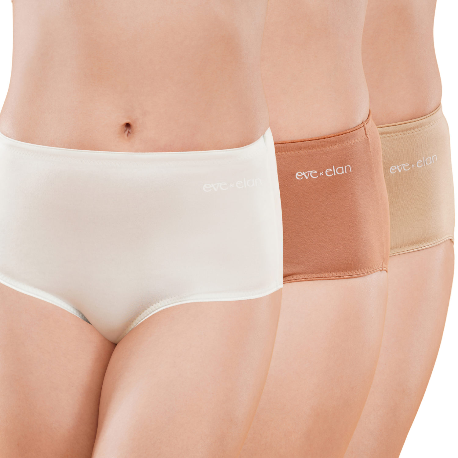 Form Ease Cotton-Rich High-Waist Brief With Full Coverage