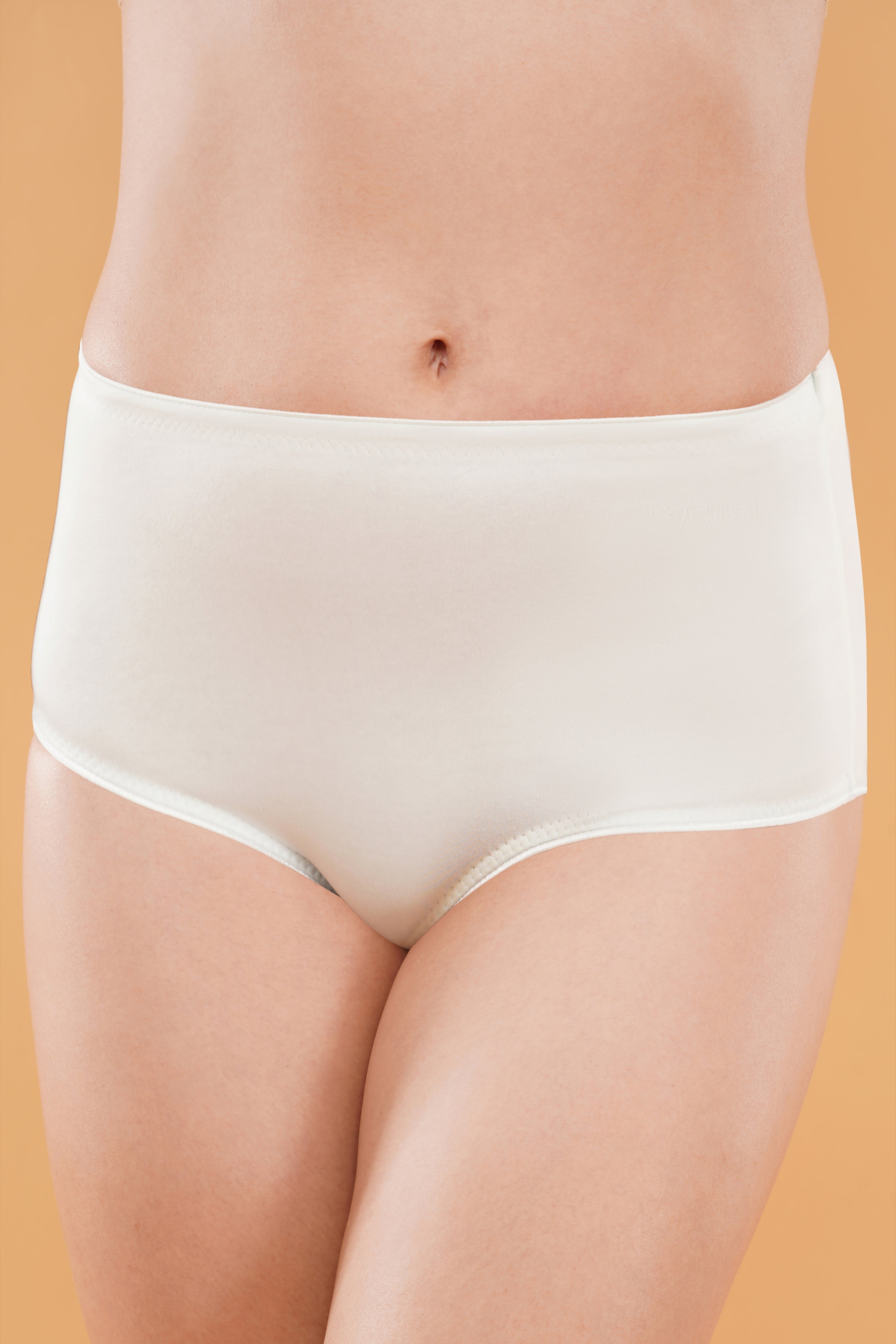 Form Ease Cotton-Rich High-Waist Brief With Full Coverage